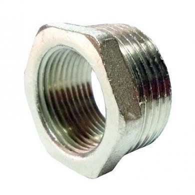 Футорка 11/2"З х 11/4"В (нікель)