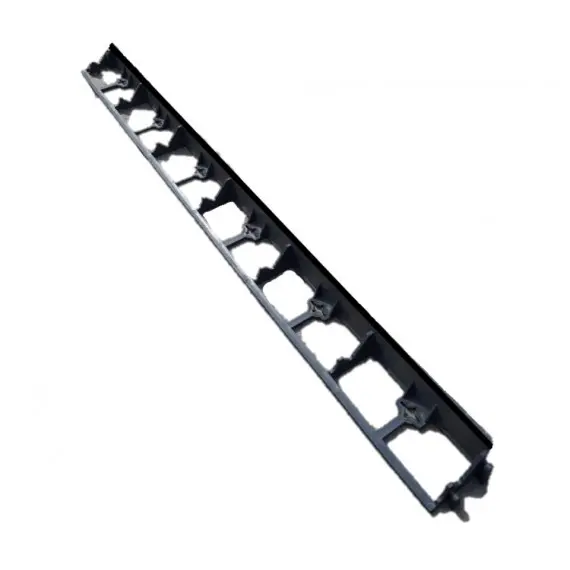Л Бордюр городній Н45 мм, L1000 ммм, чорний Bradas OBRB45