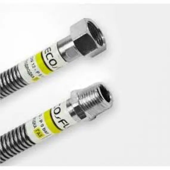 Шланг для газу RR 150см 1/2" ВЗ (нержавійка)