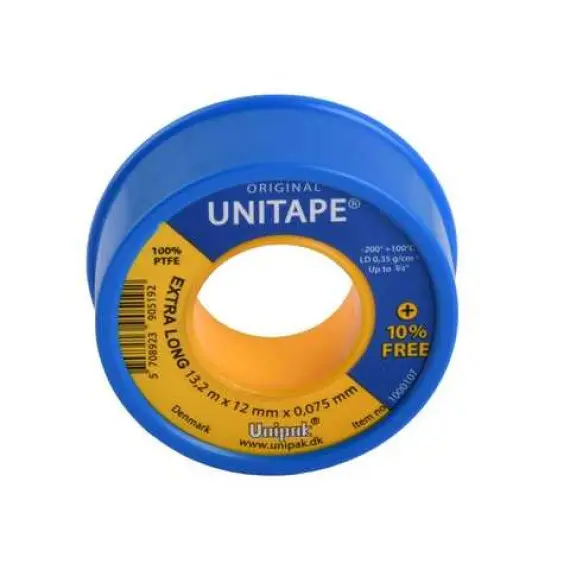 Стрічка тефлонова 13.2mm*12mm*0.1mm+10% Unipak