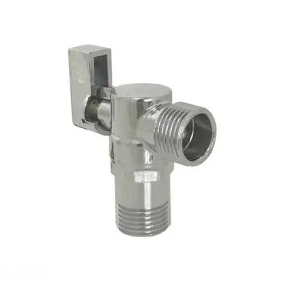 Кран приладовий кутовий 1/2" - 3/4" кераміка Solomon