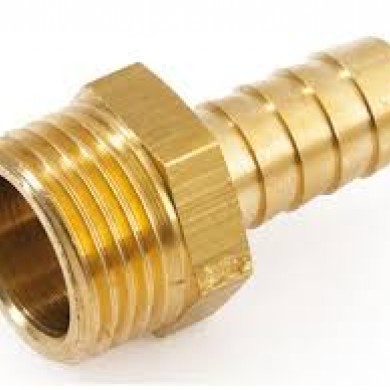 Штуцер 1/2"З - 10 мм (латунь)