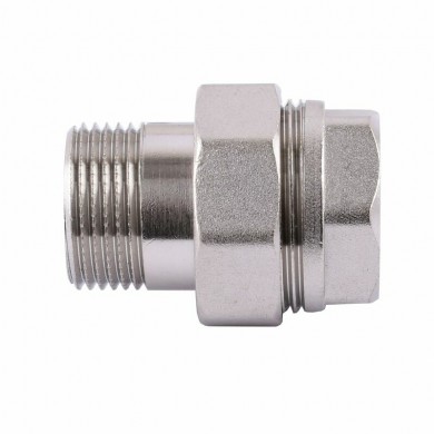 Американка  пряма 3/4" Solomon (нікель)