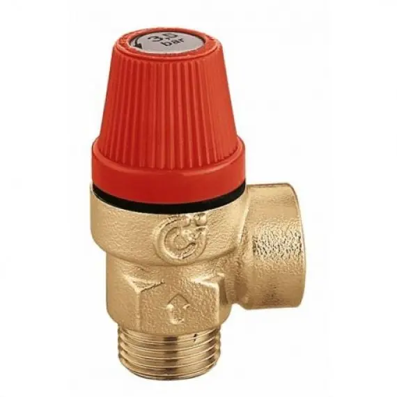 Клапан безпеки 1/2" 3,0 бар ЗВ
