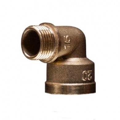 Коліно 3/4"В х 1/2"З (латунь)