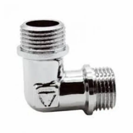 Коліно 1/2" ЗЗ Solomon (хром)