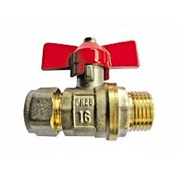 Кран кульовий 3/4" РЗ - 20 ЧМ  AW-еко