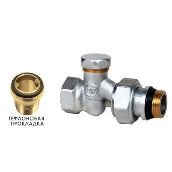 Кран радіаторний 1/2" кутовий верхній