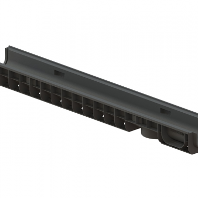 Л Лоток водовідвідний PolyMax Basic ЛВ-10.15.08-ПП пластиковий Standartpark 8010