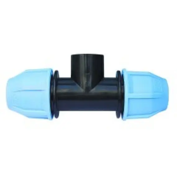 ПЛ Трійник РВ Ø32х1/2" ПЕ (синій)