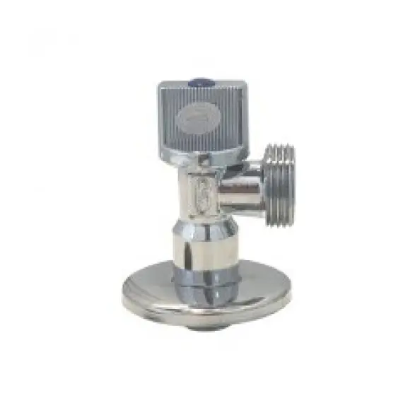 Кран приладовий кутовий 1/2" - 3/4"  Gross