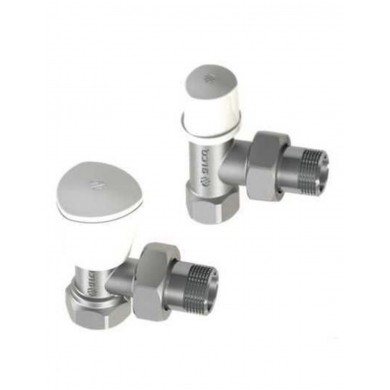 Кран радіаторний 1/2" кутовий подача +1/2"зворотка ARCO