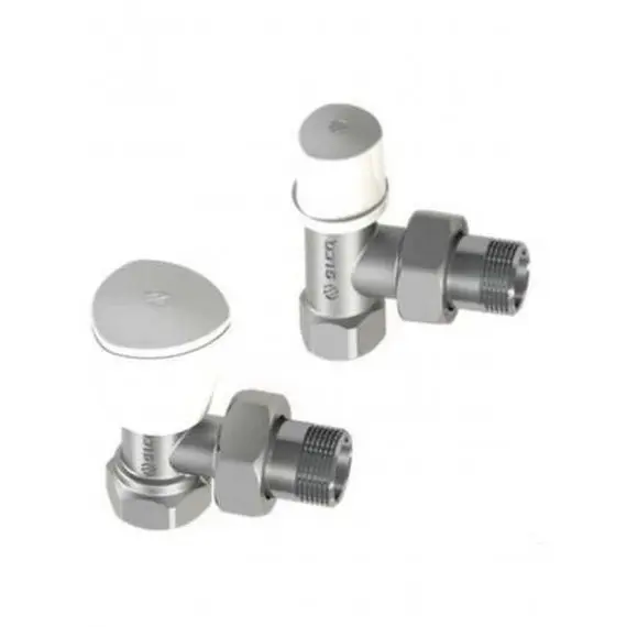 Кран радіаторний 1/2" кутовий подача +1/2"зворотка ARCO